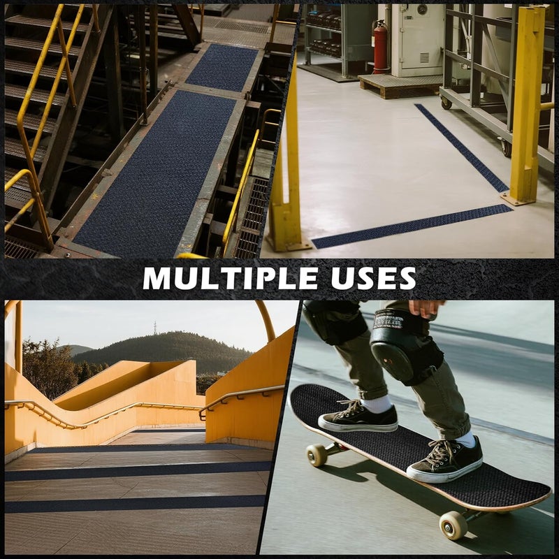 SX Anti Slip Tape 3" x 60' Ultimate Non Skid Tape for Outdoor Stairs, Decks, Ramps - Waterproof & Durable - Image 4